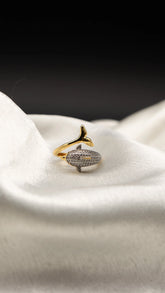 Blue Echo Statement Ring